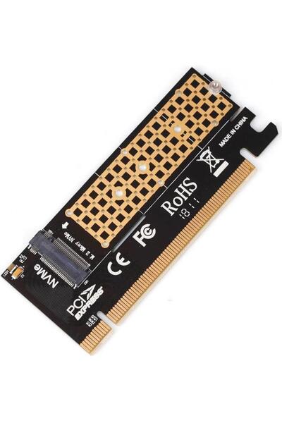 Temiz Pazar 4390 M.2 Nvme Ssd Ngff to Pcie 3.0 X16 Adapter m Key Card Convert...