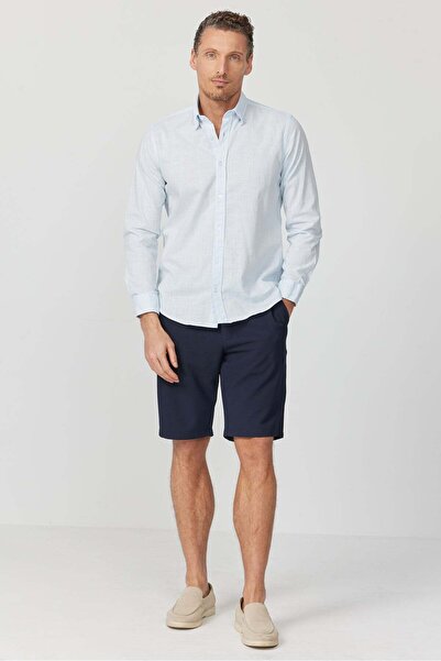 PAULMARK Men's Jogger Shorts with Elastic Waist