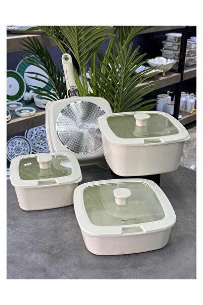 Doğudeko Ultimate Pro Square 8-Piece Cookware Set