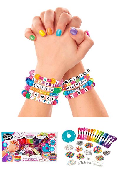 TOYFEST Cra-Z-Art Shimmer N Sparkle Deluxe Bracelet Studio Design Set