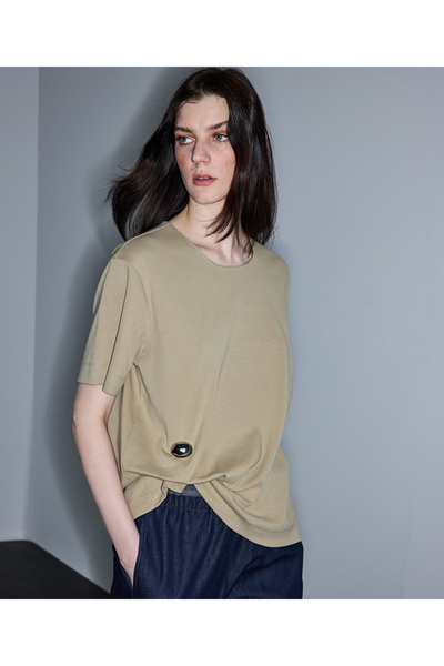 İpekyol Metal aksesuarlı tişört