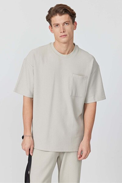 PAULMARK Мъжка тениска с текстуриран джоб