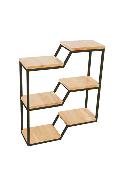 fromro NADIRA Shelf with Matte Black Metal Frame