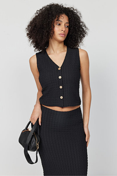 PAULMARK Women's Textured Vest