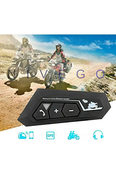Nivego Kask kulaklığı Mikrofonlu İntercom Motorsiklet Kaskı Bluetooth 5.0 ( i...