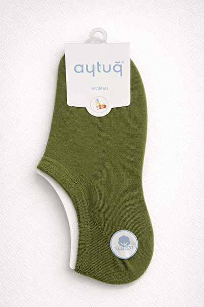 Aytuğ Women's Cotton Plain Ballerina Socks for Daily Use, Flexible and Breath...