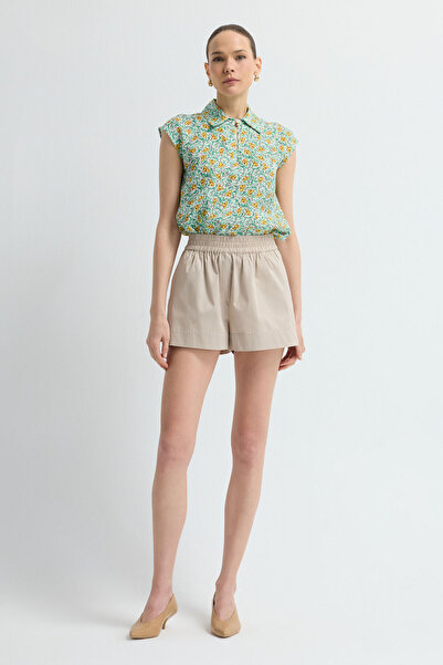 adL Beli Lastikli Şort