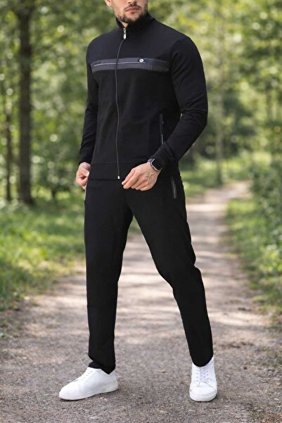 Fors Life Relaxed Prime 2-Piece Tracksuit Set, Black