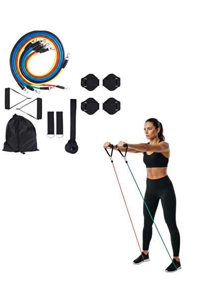 Kanonik Education 11-Piece Multi-Functional Door-Back Exercise Band Home Type...