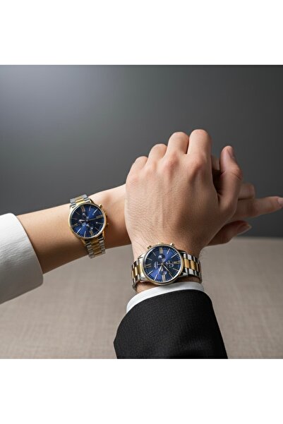 Yegane Sevgililer Günü Özel Çift Kol Saati Seti – Kadın Erkek Uyumlu Şık Saat...