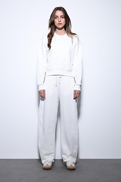 Antioch Ekru Basic Kadın Eşofman Takım