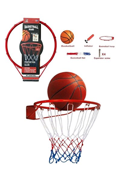 Premium مجموعة طوق كرة سلة مثبت على الحائط، شبكة كرة لوحية صغيرة داخلية، مضخة