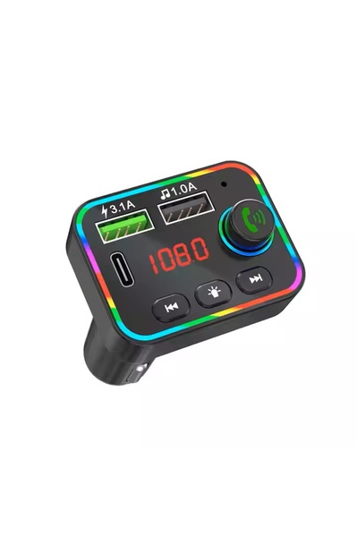 HMNL Uyumlu Fm Transmitter Bluetooth Usb Mp3 Çakmaklık Girişli ŞARJ CİHAZI Ot...