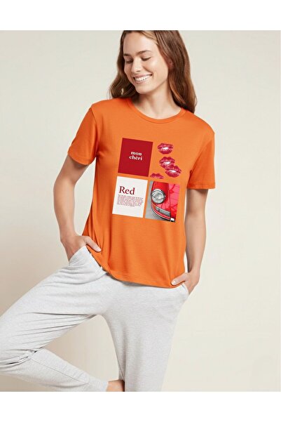 Hira Clothing Ultra Soft Modal Fabric Graphic Printed Basic T-Shirt