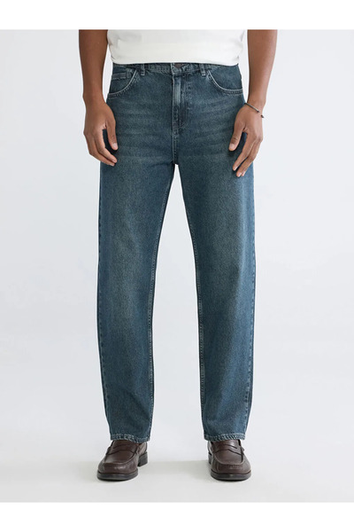 LC Waikiki Ανδρικό τζιν παντελόνι LCW Jeans Green 745 Baggy Fit