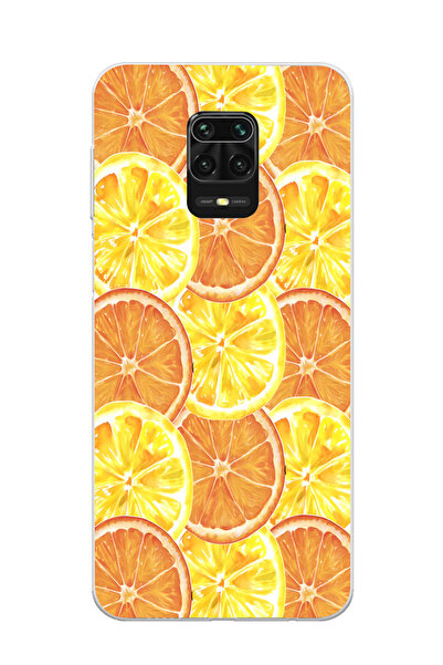 moonset Redmi Note 9 Pro Uyumlu Baskılı Yumuşak Silikon Şeffaf Telefon Kılıfı