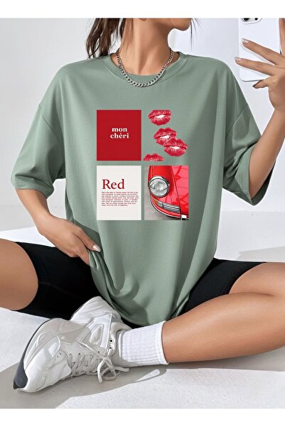 Hira Clothing Εξαιρετικά απαλό μπλουζάκι από ύφασμα Modal με γραφικό σχέδιο