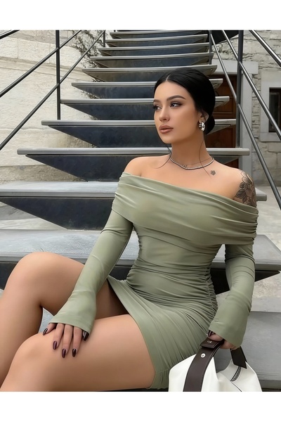 Boutique de Carbon Madonna Ogrlica Naborano Mini Haljina