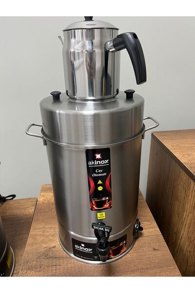 AKİNOX 12 Litre Çay Makinesi Çay Otomatı Semaver Çay Kazanı