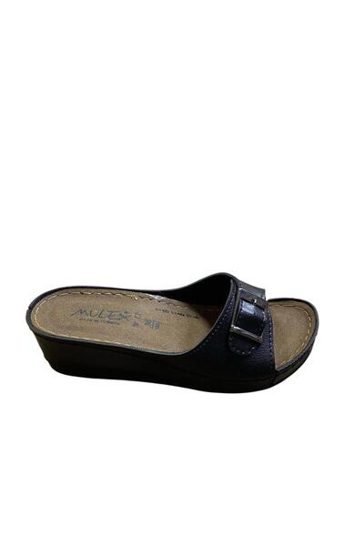 MULEX Γυναικείες παντόφλες Esem με σφήνα τακούνια και μονή πόρπη