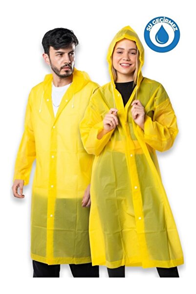 Forestia Unisex Su Rüzgar Geçirmez Yağmurluk (Eva Kumaş)