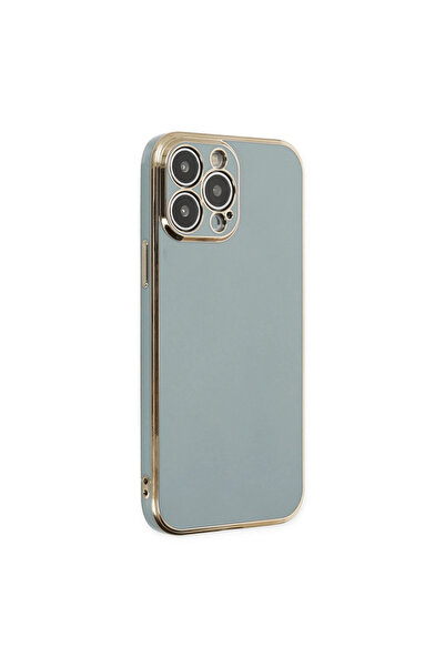 eco port iPhone 13 Pro Max Case Volet Silicone - Light Green