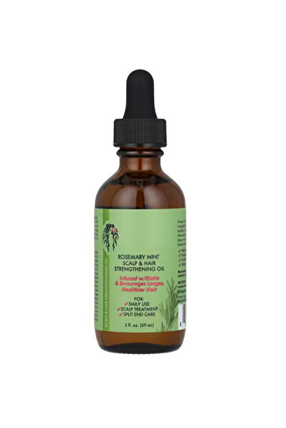 NO BRAND Ulei revitalizant pentru scalp – Mentă și rozmarin, 59 ml, hidratare...