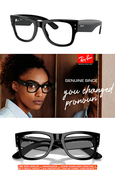 Ray-Ban RX0840V "MEGA WAYFARER" 2000 51-21-145 + Premium Blue Light Protectio...