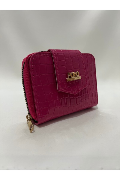 DAVID POLO Timsah desenli Cüzdan