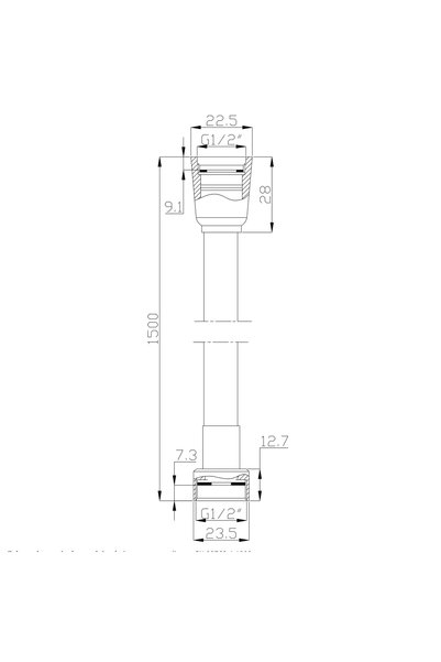 Invena Furtun de duș Superflex