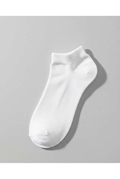 QBAVER 10'lu 3 Farklı Renk Unisex Patik 3 Beyaz 4 Siyah 3 Gri Çorap Terletmez