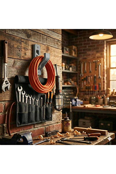 OME حامل جداري صناعي فائق المتانة - منظم للكابلات والخراطيم والمعدات شديد التحمل