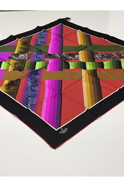 PİRAMİT Sarar Interview Tivil Silk Scarf 10002-8