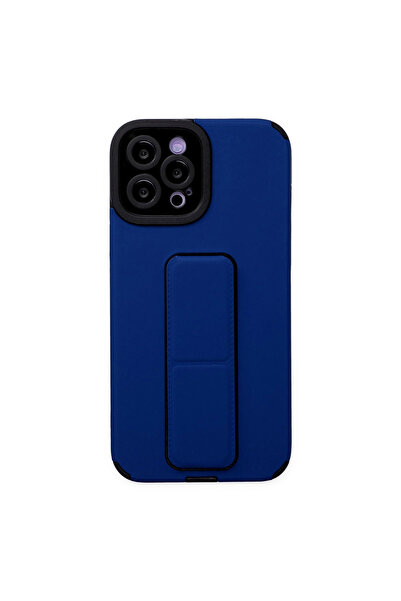 eco port حافظة آيفون 12 برو ماكس ميجا ستاند سيليكون - أزرق