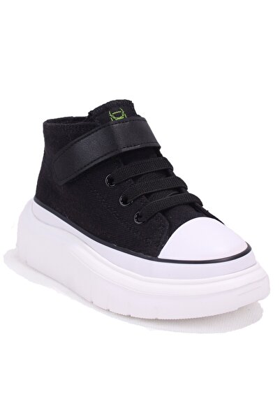 BUCKHEAD Axel 4490 Μαύρα Ορθοπεδικά Καθημερινά Αθλητικά Παπούτσια για Αγόρια