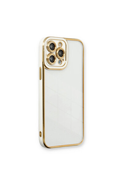 eco port Iphone 13 pro max case liva lens silicone - white