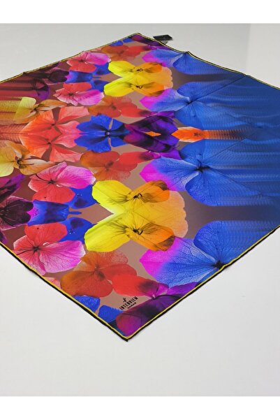 PİRAMİT Sarar Interview Tivil Silk Scarf 10015-2