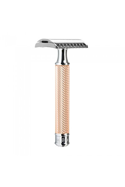 Muehle Aparat de ras clasic Safety Razor cu piaptan deschis R41 Rosegold