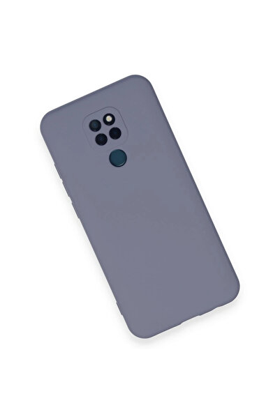 Epilons حافظة جنرال موبايل جي إم 20 مع داخلية نانو مخملية من السيليكون - رمادي