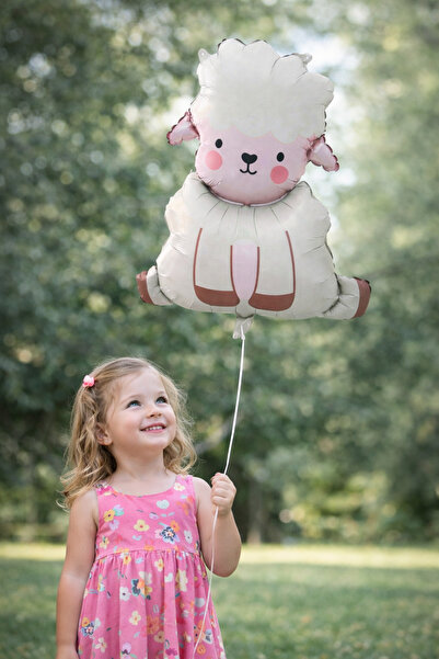 Partifabrik Cute Little Lamb Foil Balloon 72-56cm