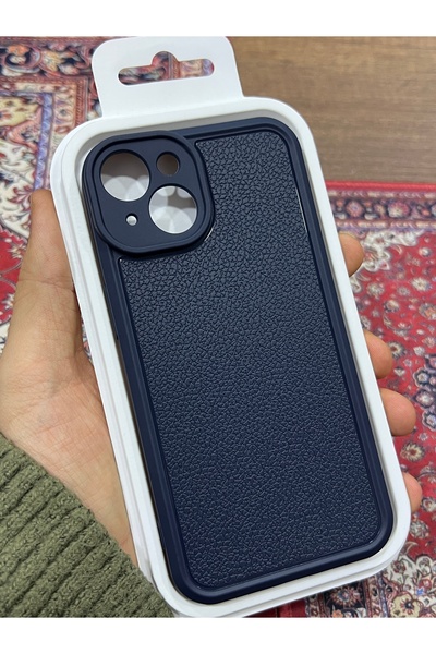 EDELFU متوافق مع iPhone 15/14 و13 - غطاء سيليكون أسود مع طبقة داخلية مخملية ن...