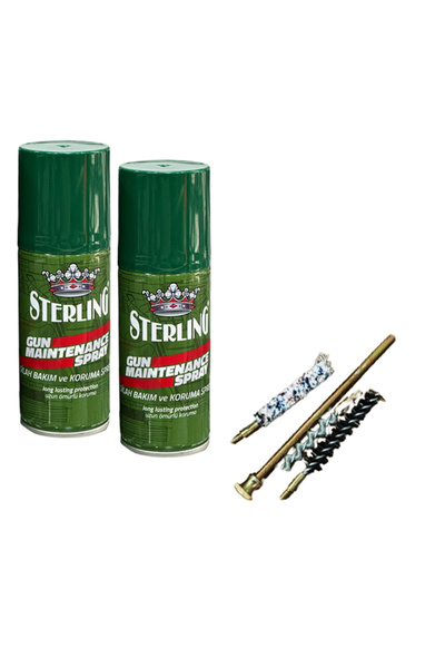 Sterling Tabanca Bakım ve Koruma Seti 2 ADET Sprey Yağ ve Harbi Takım