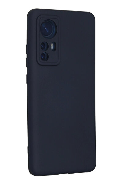 Epilons حافظة Mi 12 من النانو مع داخلية من المخمل السيليكون - أزرق داكن