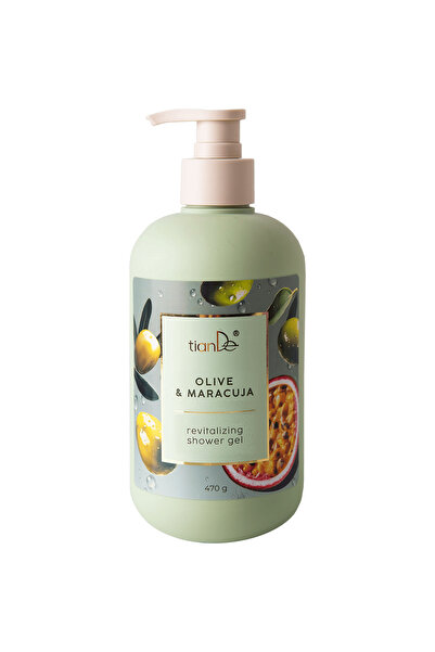 TianDe Gel de duș revitalizant Măsline și maracuja TianDe, 470 g