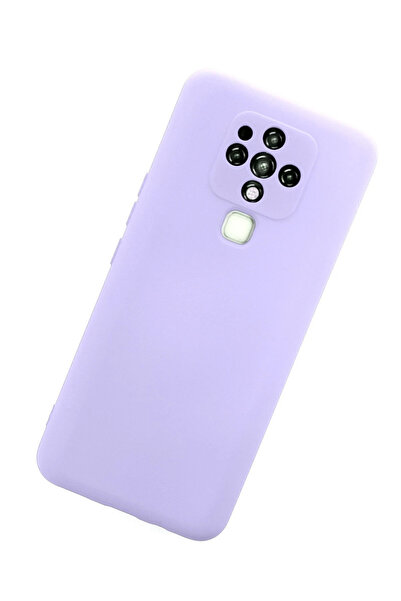 Epilons جراب تكنو كامون 16 نانو من السيليكون المخملي الداخلي - أرجواني