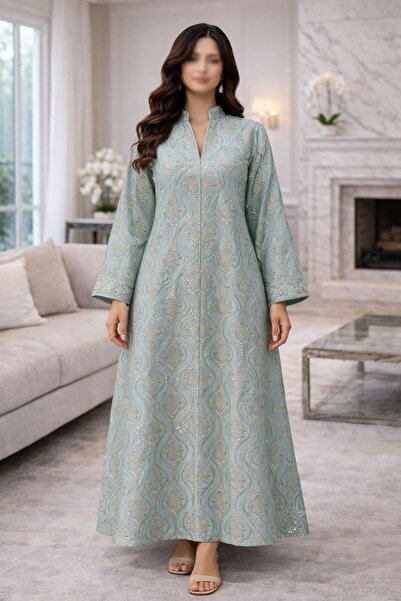 ELLA جلابيه كويتيه مطرزه باللمعه الفاخره