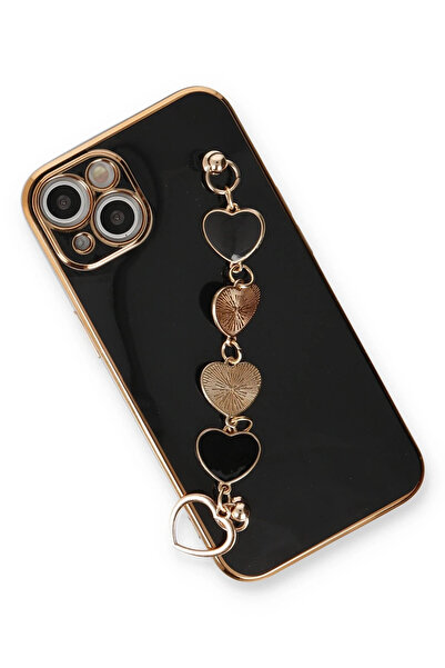 Najmaddin حافظة نيو فيس آيفون 14 من السيليكون إيسيلا - أسود