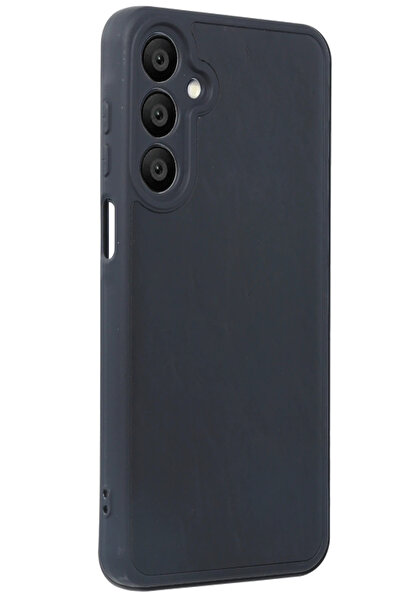 Epilons غطاء جلدي لهاتف جالاكسي A16 5G - أسود