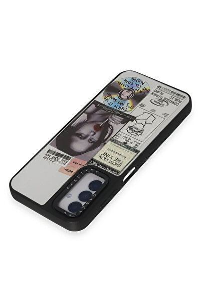 Najmaddin نيوفايس حافظة سامسونج جالاكسي M14 5G غطاء مرآة منقوش - مرآة - 2