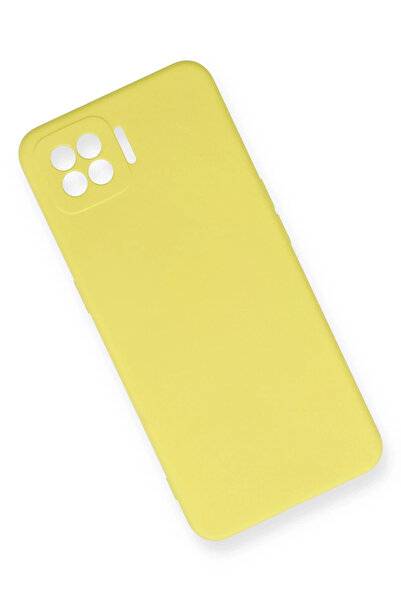 Najmaddin حافظة نيو فيس لهاتف اوبو ايه مخمل نانو اندرويد كي مخمل سيليكون - اصفر